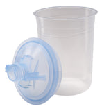 3M 16314 PPS Original Series Paint Spray Gun Cup Lid and Liner Kit Mini 6 fl oz 125 Micron Filter 50 Lids and Liners 20 Sealing Plugs (7000045487) - 2
