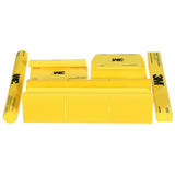 3M Hookit Sanding Block Kit, Hook and Loop, Yellow, Plastic (05684) (7000045510) (6 Pack) - 4