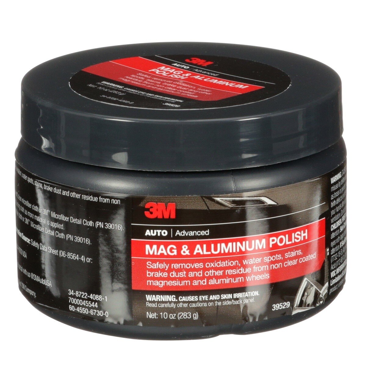 3M Mag and Aluminum Polish, Paste, Pink, 10 oz (39529) (7000045544) (6 Pack)
