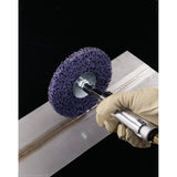 3M 14308 Cubitron Square Cross Pad Mandrel, 1/4 in Diameter x 3 in Length, 1/4-20 External Thread (7000045662) - 2