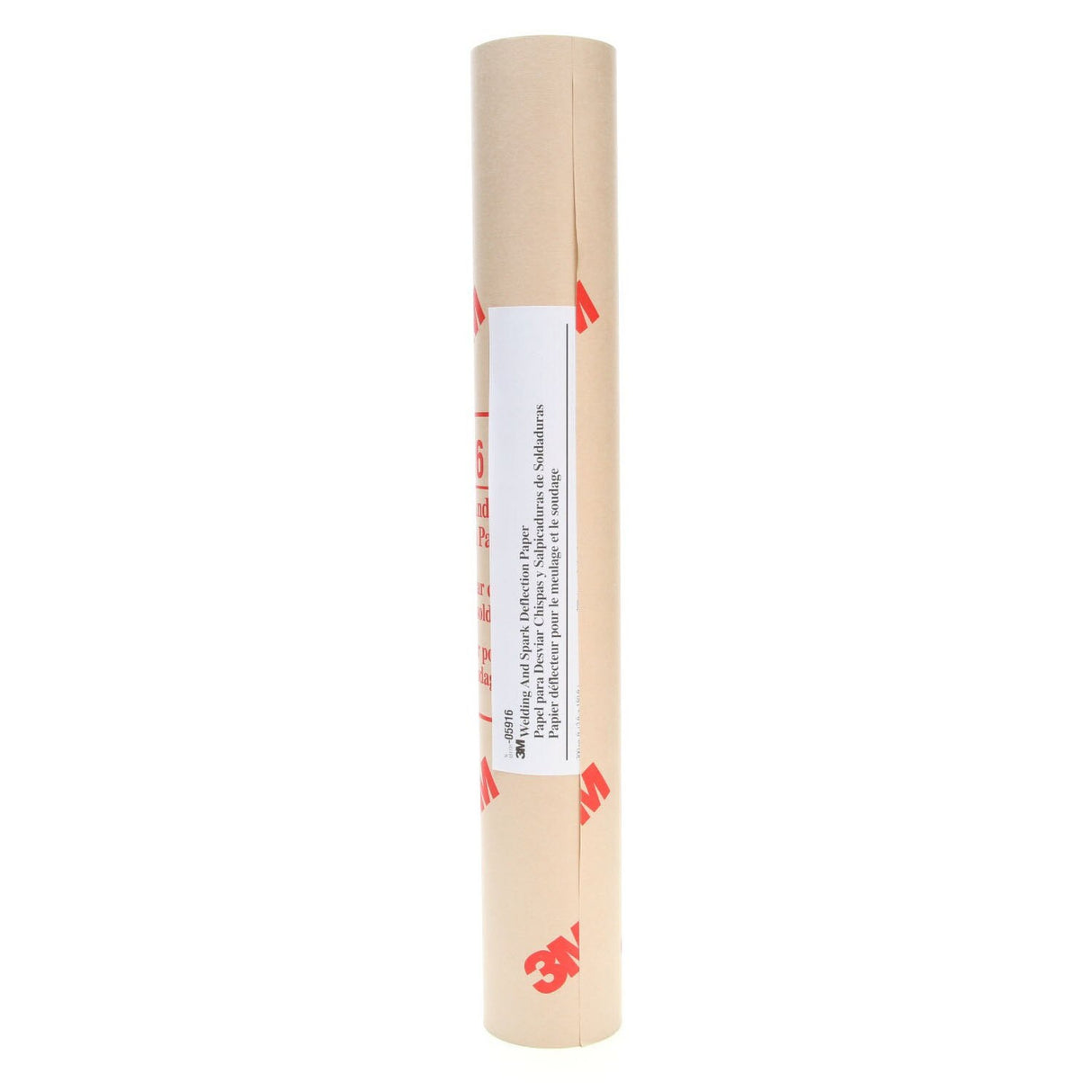 3M 05916 Welding and Spark Deflection Paper, Flame Retardant, Adhesive Backing, Repositionable, Brown, 24 in x 150 ft (7000045694) (2 Pack) - 4