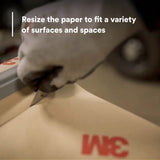 3M 05916 Welding and Spark Deflection Paper, Flame Retardant, Adhesive Backing, Repositionable, Brown, 24 in x 150 ft (7000045694) (2 Pack) - 10