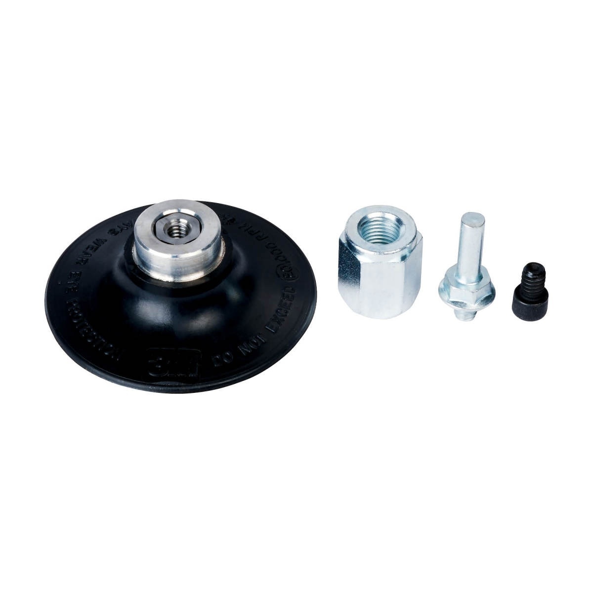 3M Roloc Disc Pad Assembly Quick Change Backup Pad Black Rubber 3 in (05540) (7000045705) (10 Pack)