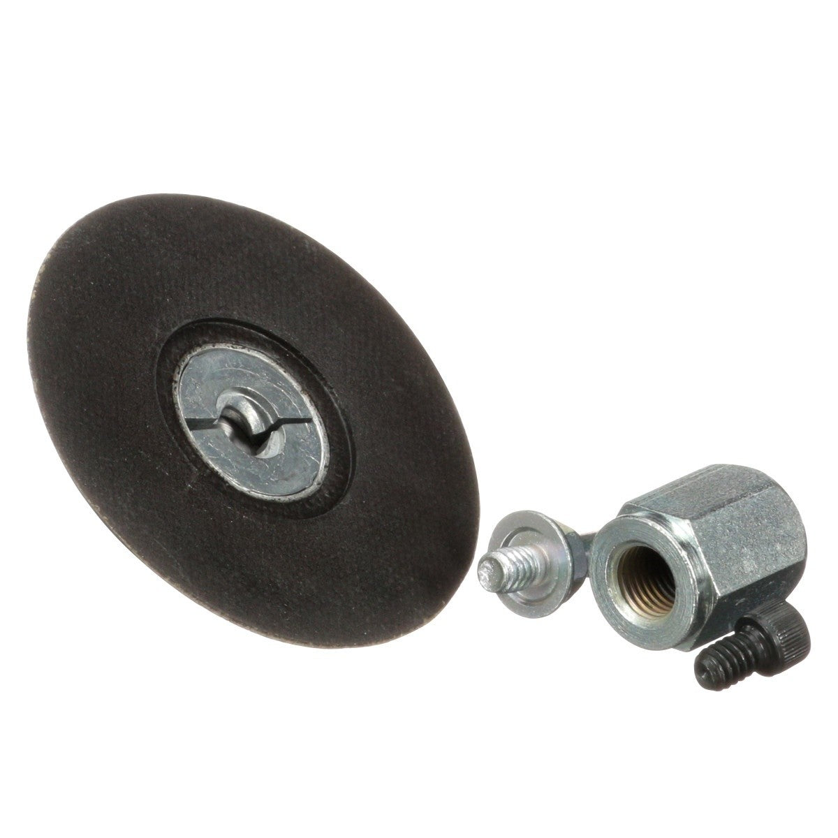 3M Roloc Disc Pad Assembly Quick Change Backup Pad Black Rubber 3 in (05540) (7000045705) (10 Pack) - 6