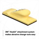 3M Hookit Hand Block, Flat Sanding, Fast Change Out, Yellow, 2-3/4 in x 7-3/4 in (05741) (7000045716) (10 Pack) - 8