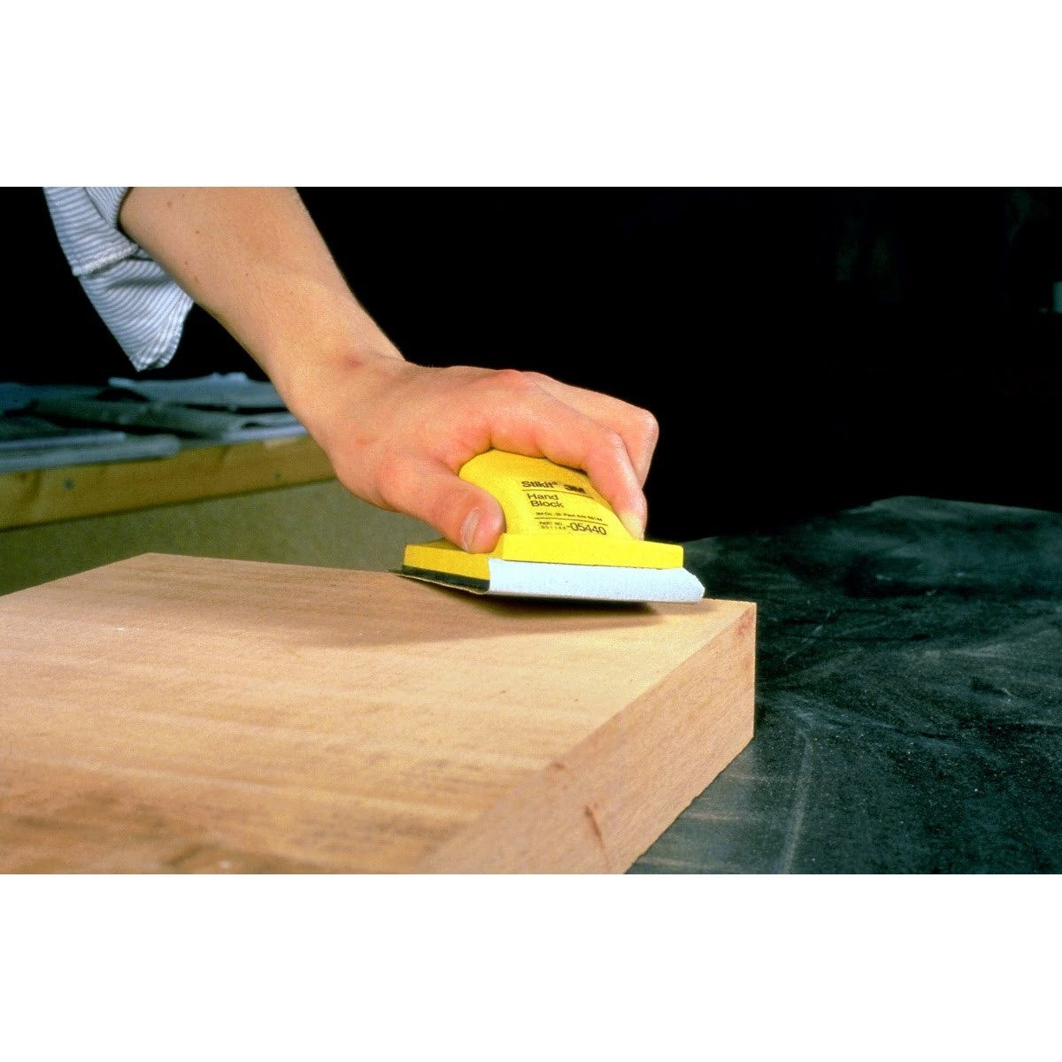 3M Stikit Hand Block, Hard, Yellow, 2.75 in x 5 in (05440) (7000045764) (10 Pack) - 2