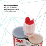 3M 08116 Panel Bonding Adhesive, Two-Part Epoxy, Black, 200 mL/6.75 fl oz Cartridge (7000045775) - 5