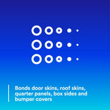 3M 08116 Panel Bonding Adhesive, Two-Part Epoxy, Black, 200 mL/6.75 fl oz Cartridge (7000045775) - 7