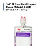 3M EZ Sand Multi Purpose Repair Material, Ready-To-Use Two-Part Epoxy Finishing Adhesive, White Gray, 200 mL 6.75 fl oz Cartridge (05887) (7000045776) (6 Pack) - 5