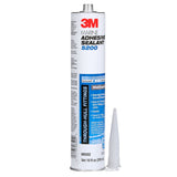 3M 5200 6502 Marine Adhesive Sealant Mahogany 10 fl oz Cartridge Above/Below Waterline Flexible Permanent Bonding (7000045778) (12 Pack) - 2
