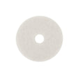 3M White Super Polish Floor Pad, Center Hole, Fine, 21 in (7000045913) (5 Pack)