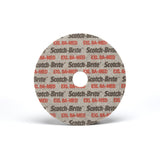 3M XL-UW Scotch-Brite EXL Unitized Wheel, 8A Medium, Aluminum Oxide, Gray, 3 in x 1/4 in x 1/4 in (7000045929) (40 Pack)