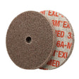 3M XL-UW Scotch-Brite EXL Unitized Wheel 6A Medium 3 in x 1/4 in x 1/4 in (7000045935) (40 Pack)