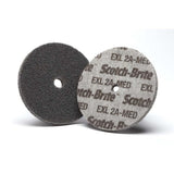 3M XL-UW Scotch-Brite EXL Unitized Wheel, 3 in x 1/2 in x 1/4 in 2A MED (7000045949) (20 Pack)