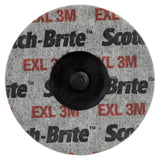3M XL-UR Scotch-Brite Roloc EXL Unitized Wheel, 6S Fine, TR, 3 in (7000045978) (100 Pack)