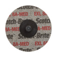 3M XL-UR Scotch-Brite Roloc EXL Unitized Wheel, 8A Medium, TR, 3 in (7000045981) (40 Pack)