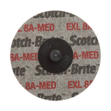 3M XL-UR Scotch-Brite Roloc EXL Unitized Wheel, 8A Medium, TR, 3 in (7000045981) (40 Pack)