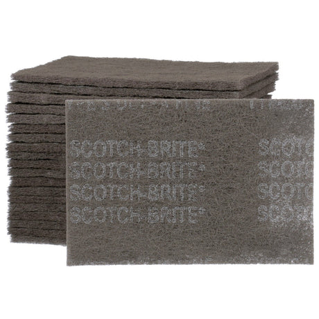 3M HP-HP 7448 07448 Scotch-Brite Ultra Fine Hand Pad, SiC, Gray, 6 in x 9 in (7000045983) (20 Pack)
