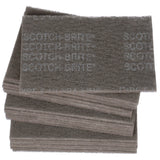 3M HP-HP 7448 07448 Scotch-Brite Ultra Fine Hand Pad, SiC, Gray, 6 in x 9 in (7000045983) (20 Pack) - 2
