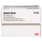 3M HP-HP 7448 07448 Scotch-Brite Ultra Fine Hand Pad, SiC, Gray, 6 in x 9 in (7000045983) (20 Pack) - 6