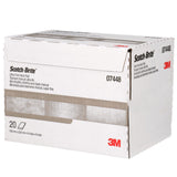 3M HP-HP 7448 07448 Scotch-Brite Ultra Fine Hand Pad, SiC, Gray, 6 in x 9 in (7000045983) (20 Pack) - 7