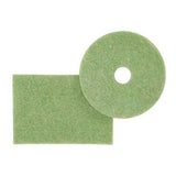 3M 5000 Autoscrubber Pad, Green Medium, Center Hole, 14 in (7000045996) (5 Pack) - 2