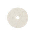 3M Natural Blend Floor Pad 3300, White, 17 in, Burnishing (7000046007) (5 Pack)