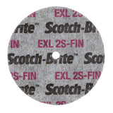 3M XL-UW Scotch-Brite EXL Unitized Wheel, 2S Fine, SiC, Gray, 3 in x 3/4 in x 1/4 in (7000046025) (10 Pack) - 2