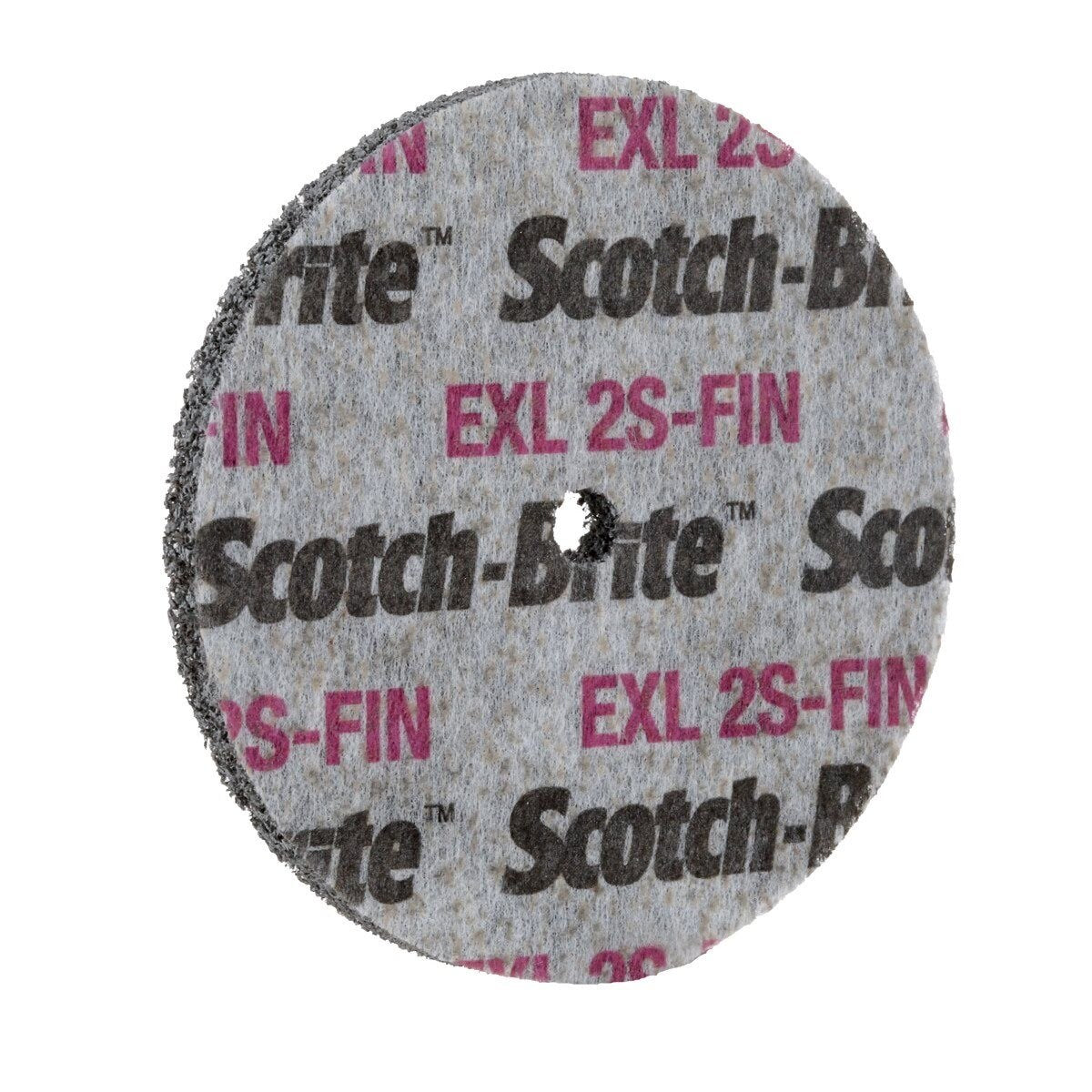 3M XL-UW Scotch-Brite EXL Unitized Wheel, 2S Fine, SiC, Gray, 3 in x 3/4 in x 1/4 in (7000046025) (10 Pack) - 4