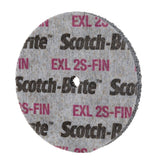 3M XL-UW Scotch-Brite EXL Unitized Wheel, 2S Fine, SiC, Gray, 3 in x 3/4 in x 1/4 in (7000046025) (10 Pack) - 5