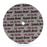 3M XL-UW Scotch-Brite EXL Unitized Wheel, 2S Fine, SiC, Gray, 6 in x 1 in x 1/2 in (7000046026) (2 Pack)