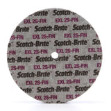 3M XL-UW Scotch-Brite EXL Unitized Wheel, 2S Fine, SiC, Gray, 6 in x 1 in x 1/2 in (7000046026) (2 Pack)