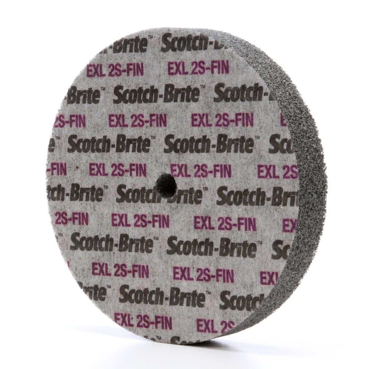 3M XL-UW Scotch-Brite EXL Unitized Wheel, 2S Fine, SiC, Gray, 6 in x 1 in x 1/2 in (7000046026) (2 Pack) - 2