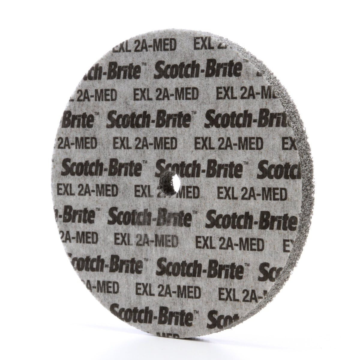 3M XL-UW Scotch-Brite EXL Unitized Wheel, Aluminum Oxide 2A Medium, Gray, 6 in x 1/2 in x 1/2 in (7000046028) (4 Pack) - 3