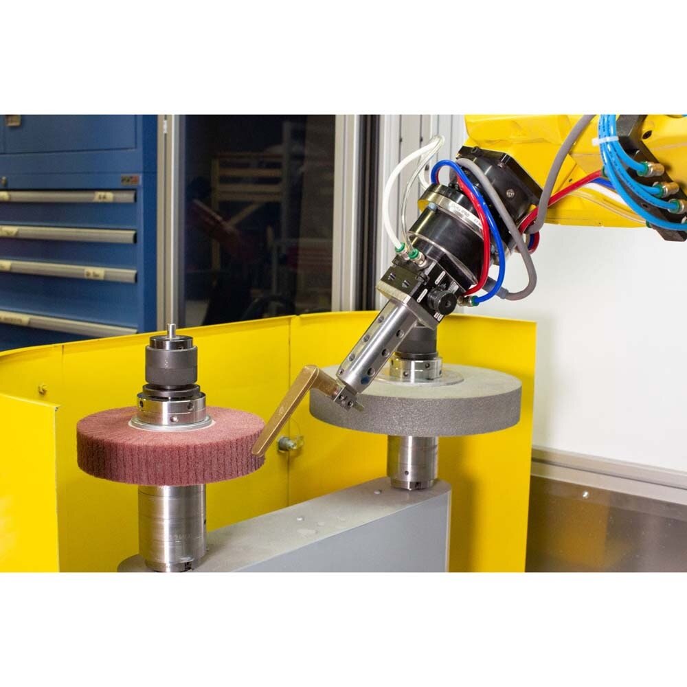 3M 7000046062 Scotch-Brite EXL Deburring Wheel, 8 in x 2 in x 3 in, 8A Medium (2 Pack) - 4