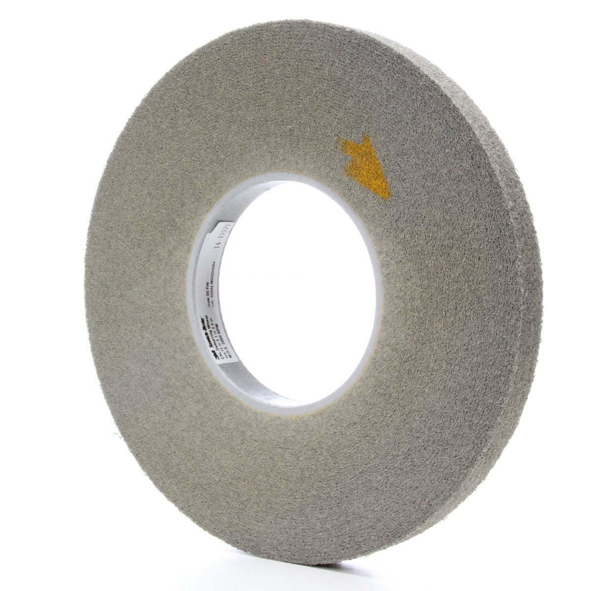 3M XL-WL Scotch-Brite EXL Deburring Convolute Wheel, 9S Fine, Silicon Carbide, Gray, 12 in x 1 in x 5 in (7000046073) - 3