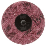 3M SC-DR 07486 Scotch-Brite Roloc Surface Conditioning Disc, TR, A/O Medium, Maroon, 3 in (7000046113) (16 Pack)