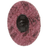 3M SC-DR 07486 Scotch-Brite Roloc Surface Conditioning Disc, TR, A/O Medium, Maroon, 3 in (7000046113) (16 Pack) - 2