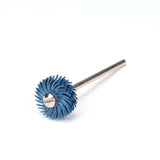 3M RB-ZB Radial Bristle Disc, 35,000 rpm, 9/16 in Diameter, P400 Grit, Blue (7000046125) (48 Pack)