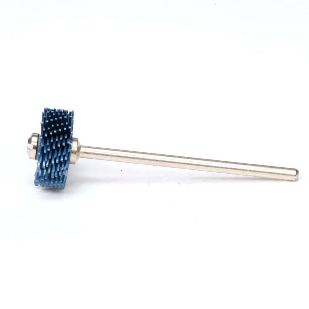 3M RB-ZB Radial Bristle Disc, 35,000 rpm, 9/16 in Diameter, P400 Grit, Blue (7000046125) (48 Pack) - 3