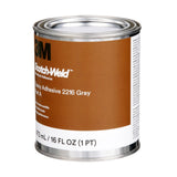 3M 2216 Epoxy Adhesive Kit, Gray, Part B/A, 1 Pint (7000046358) (6 Pack) - 3