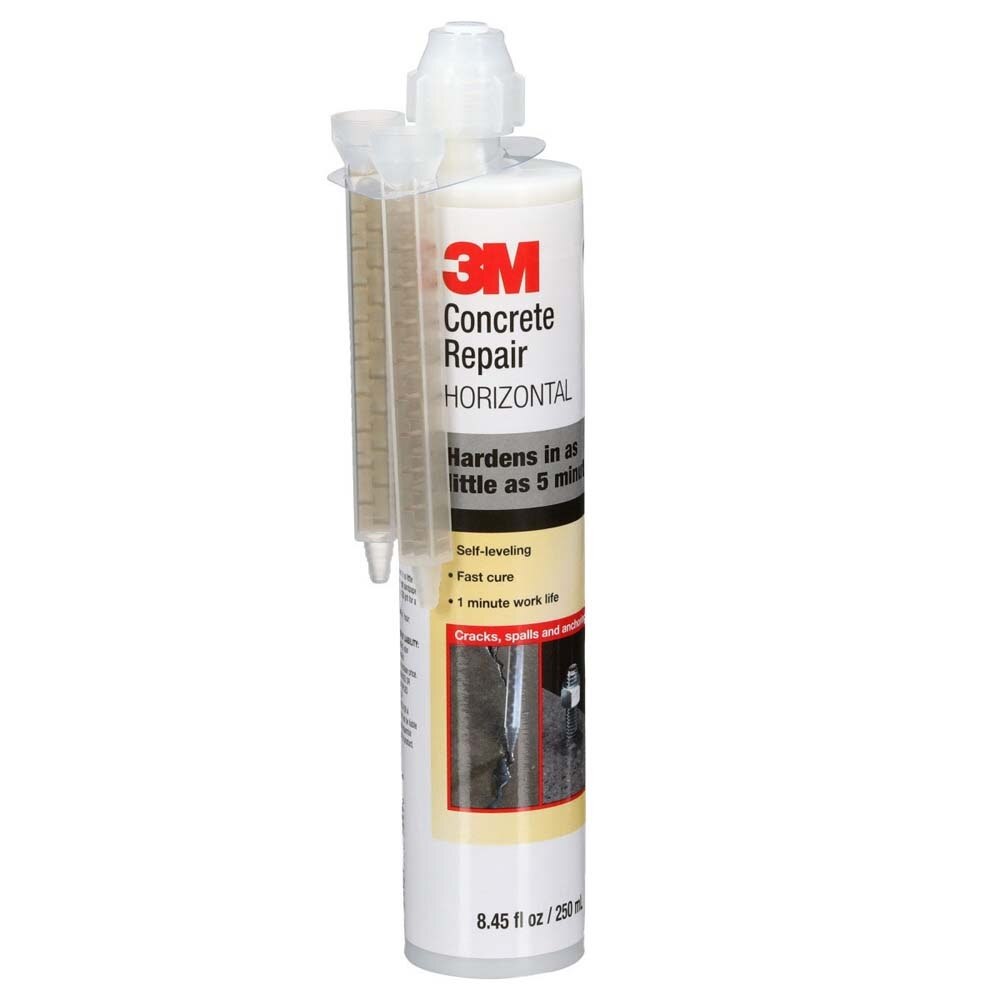 3M DP600 Concrete Repair Self-Leveling Gray Cartridge (8.4 fl oz) (7000046375) (6 Pack)