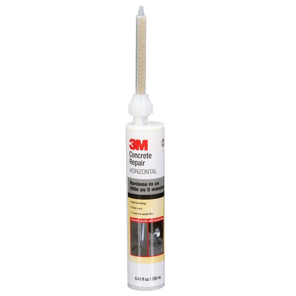 3M DP600 Concrete Repair Self-Leveling Gray Cartridge (8.4 fl oz) (7000046375) (6 Pack) - 2