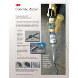 3M DP600 Concrete Repair Self-Leveling Gray Cartridge (8.4 fl oz) (7000046375) (6 Pack) - 6