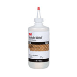 3M CA8 Scotch-Weld Instant Adhesive, Clear, 1 Pound (7000046527)