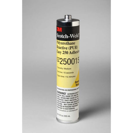 3M 7000046529 Scotch-Weld PUR Adhesive EZ250015, Off-White, 1/10 Gallon Cartridge