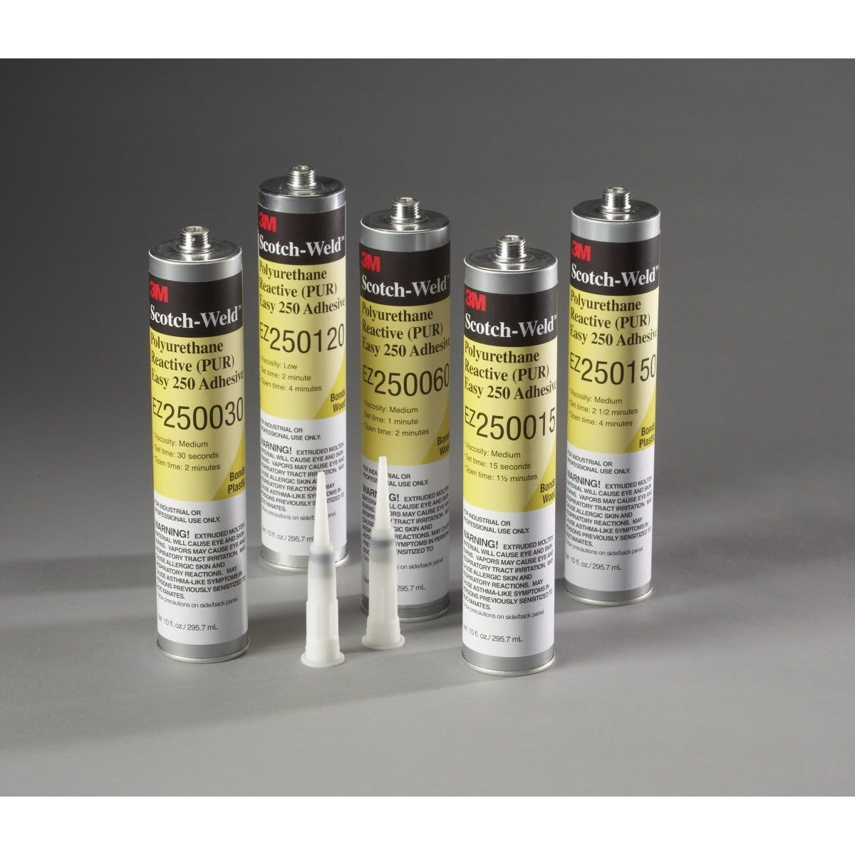 3M EZ250030 Scotch-Weld PUR Adhesive, Off-White, 1/10 Gallon Cartidge (7000046530) (5 Pack) - 2