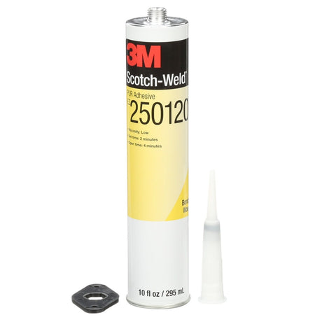3M Scotch-Weld PUR Adhesive Cartridge, Off-White, 0.1 Gallon 310 ml (EZ250120) (7000046532) (5 Pack)