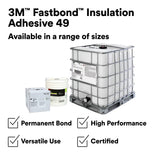 3M 49 Fastbond Insulation Adhesive, Clear, 5 Gallon (7000046566) - 5