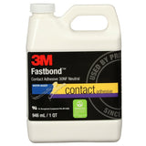 3M 30NF Contact Adhesive, Neutral, Water-Based, 1 Quart Can (21180) (7000046567) (12 Pack)